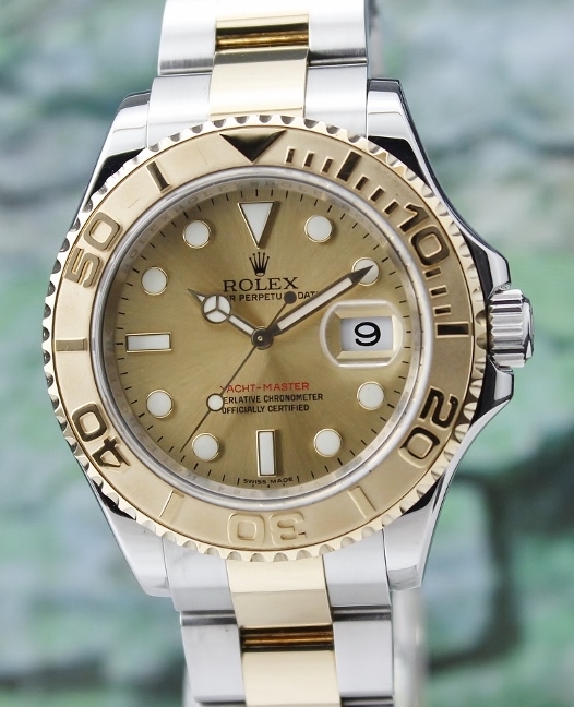 A ROLEX MEN SIZE OYSTER PERPETUAL DATE YACHT-MASTER / 16623